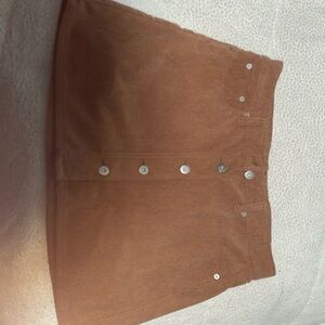 Brown mini skirt from No Boundaries